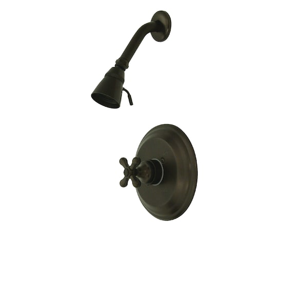 Kingston Brass Shower Faucet, 2, Wall Mount, Oil Rubbed Bronze KB3635AXSO - main